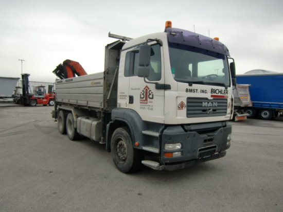 MAN TGA 33.430 6x4 Kipper, Manuel, E4 Palfinger Blatt-Blatt - Tipper: picture 3 MAN TGA 33.430 6x4 Kipper, Manuel, E4 Palfinger Blatt-Blatt - Tipper: picture 3