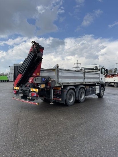 MAN TGS 26.430 6x4 3-Seitenkipper, HMF 2020K-RC Heckkran abnehmbar, - Tipper, Crane truck: picture 4 MAN TGS 26.430 6x4 3-Seitenkipper, HMF 2020K-RC Heckkran abnehmbar, - Tipper, Crane truck: picture 4