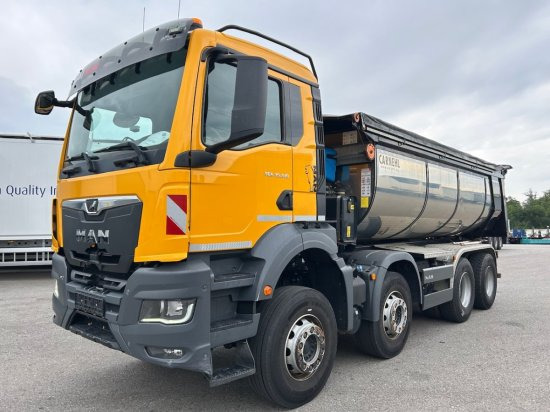 MAN TGS 35.510 8x4 Carnehl Muldenkipper, Thermomulde, Hardox - Tipper: picture 1 MAN TGS 35.510 8x4 Carnehl Muldenkipper, Thermomulde, Hardox - Tipper: picture 1