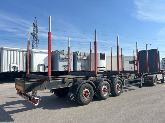 Schwarzmüller Holzauflieger 6 Rungenpaare, BPW-Achsen - Log semi-trailer: picture 4 Schwarzmüller Holzauflieger 6 Rungenpaare, BPW-Achsen - Log semi-trailer: picture 4