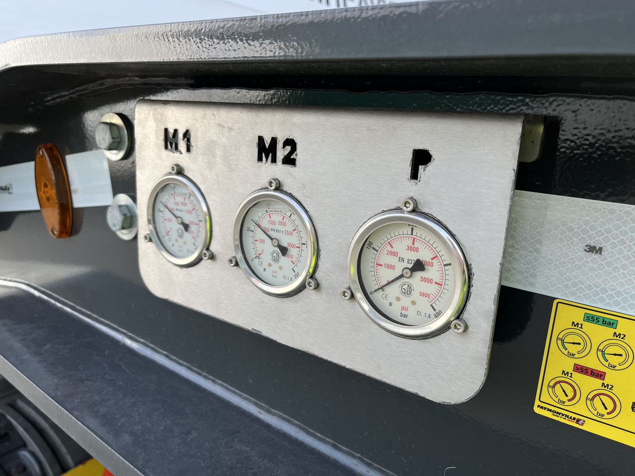 Faymonville 5-Achs-Tele-Semi mit Halbachsen "Twinaxle" und hydr. Rampen Auflieger - Low loader semi-trailer: picture 4 Faymonville 5-Achs-Tele-Semi mit Halbachsen "Twinaxle" und hydr. Rampen Auflieger - Low loader semi-trailer: picture 4