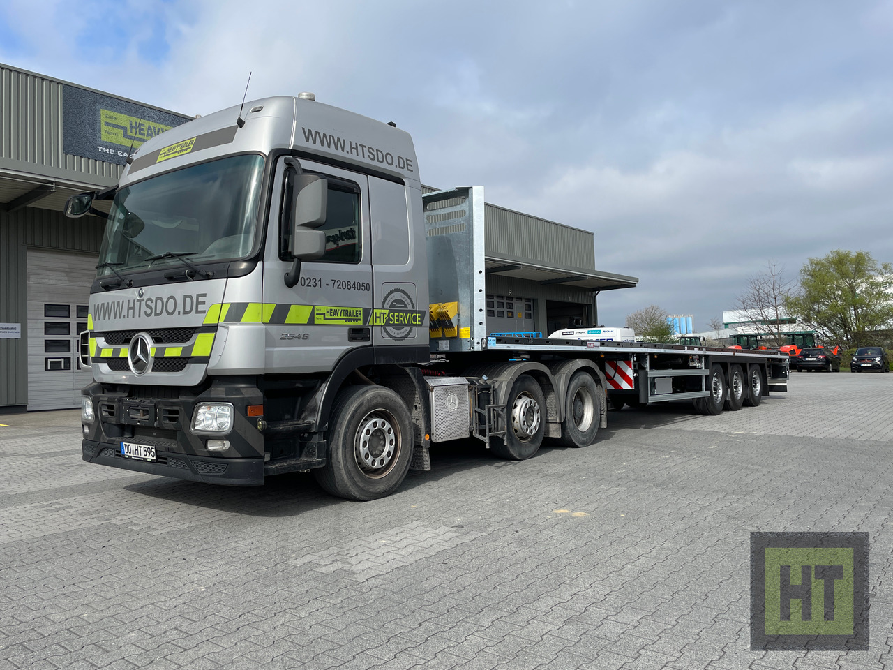 Faymonville MAX Trailer 3-Achs-Tele-Plateau-nachlaufgelenkt - Dropside/ Flatbed semi-trailer: picture 2 Faymonville MAX Trailer 3-Achs-Tele-Plateau-nachlaufgelenkt - Dropside/ Flatbed semi-trailer: picture 2