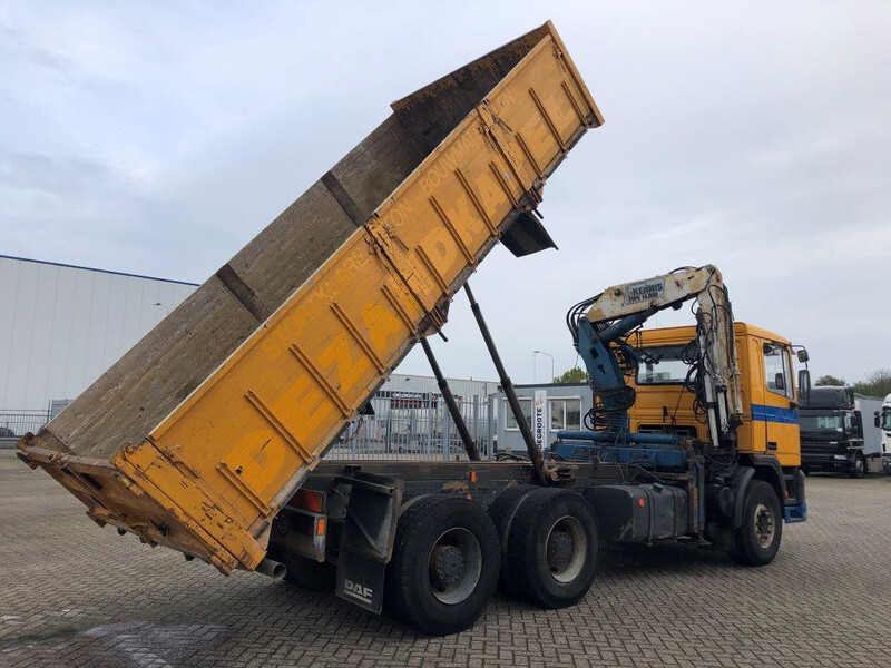 Tipper, Crane truck DAF 95.350 ATi - 6x4*: picture 14