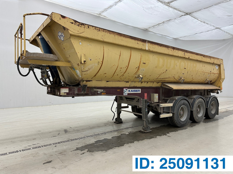 Robuste Kaiser 24 cub in steel - Tipper semi-trailer: picture 1 Robuste Kaiser 24 cub in steel - Tipper semi-trailer: picture 1