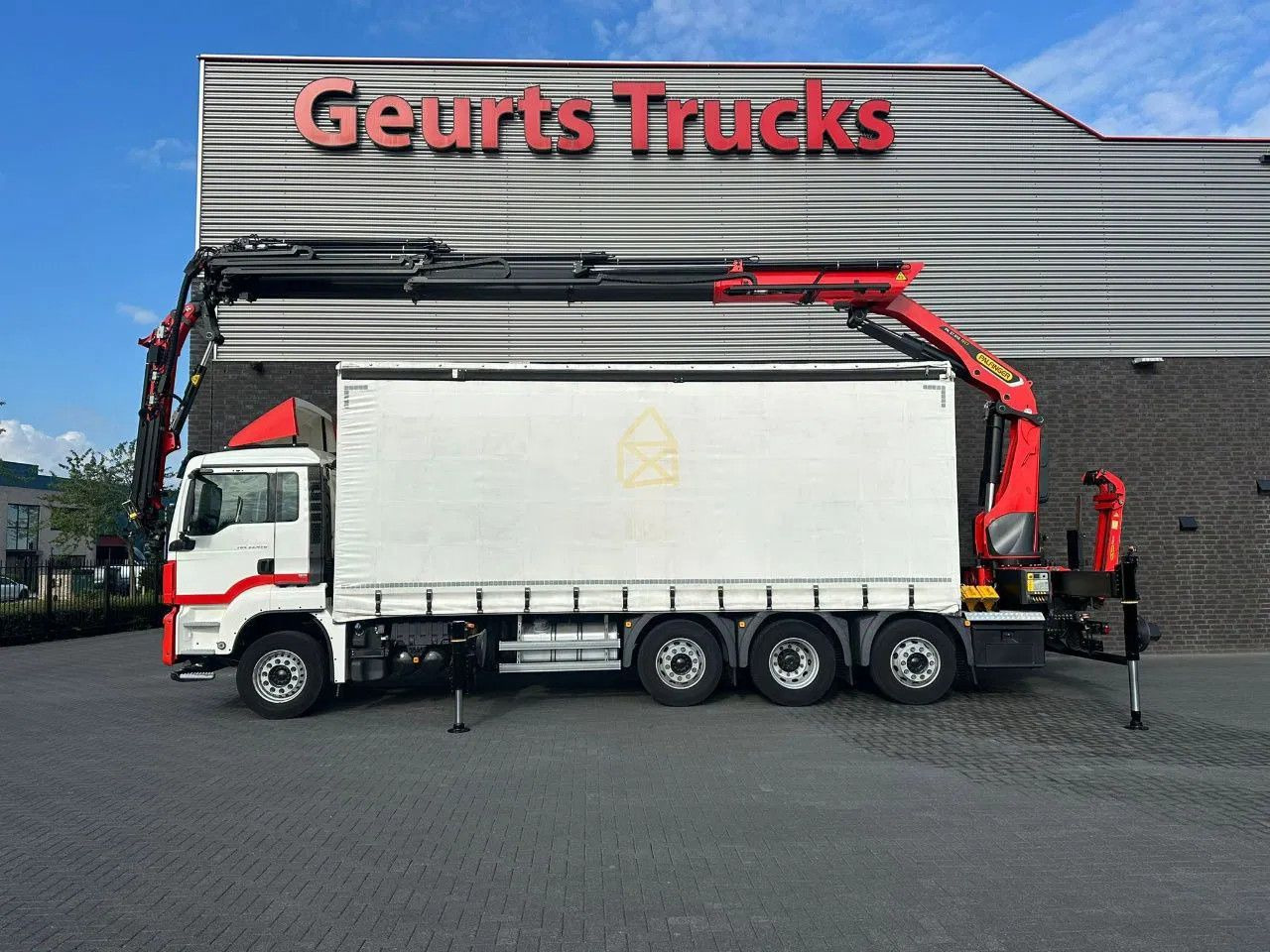 Crane truck MAN TGS 35.470 8X2 SCHUIFZEIL MET PALFINGER PK37.002: picture 8