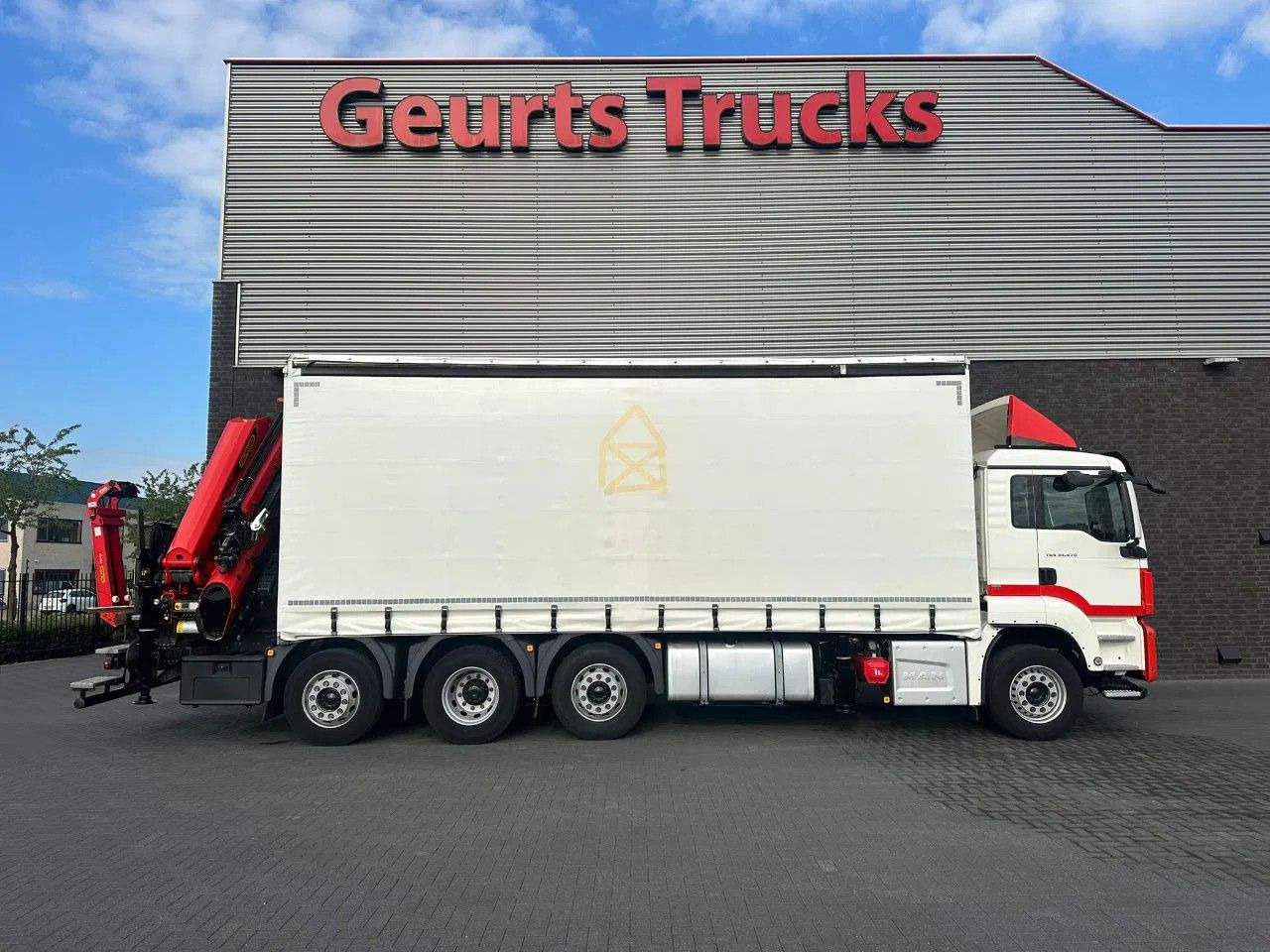 Crane truck MAN TGS 35.470 8X2 SCHUIFZEIL MET PALFINGER PK37.002: picture 12