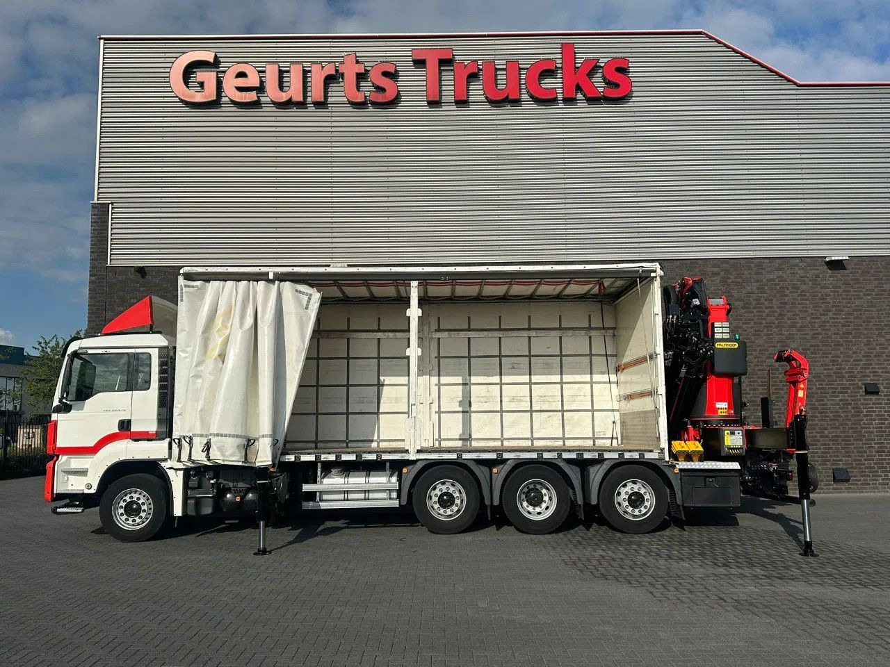 Crane truck MAN TGS 35.470 8X2 SCHUIFZEIL MET PALFINGER PK37.002: picture 17