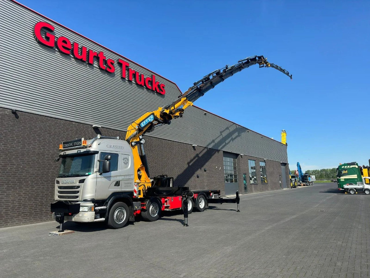 Scania G450 8X4 + EFFER 1255/8S + JIB 6S HD KRAAN/KRAN/ - Crane truck: picture 2 Scania G450 8X4 + EFFER 1255/8S + JIB 6S HD KRAAN/KRAN/ - Crane truck: picture 2