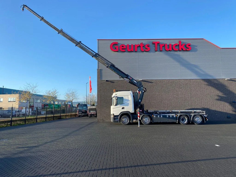 Cable system truck, Crane truck Scania G500 NGS 8X2 MET 3 ZIJDIGE KABELSYSTEEM + HIAB 362 EP-5 KRAAN/KRAN/CRANE/GRUA: picture 11