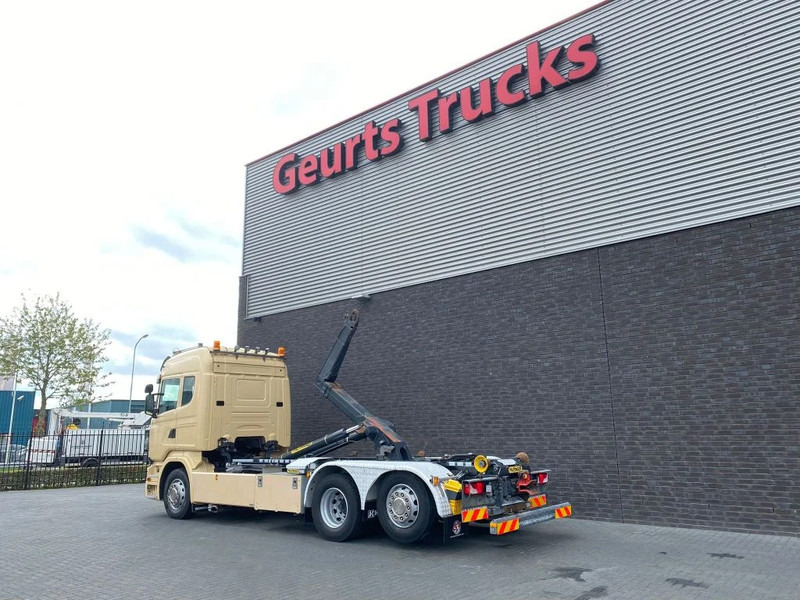 Scania R450 6X2 + PALFINGER HAAKARMSYSTEEM/ABROLLKIPPER/HOOKLIFT - Hook lift truck: picture 4 Scania R450 6X2 + PALFINGER HAAKARMSYSTEEM/ABROLLKIPPER/HOOKLIFT - Hook lift truck: picture 4