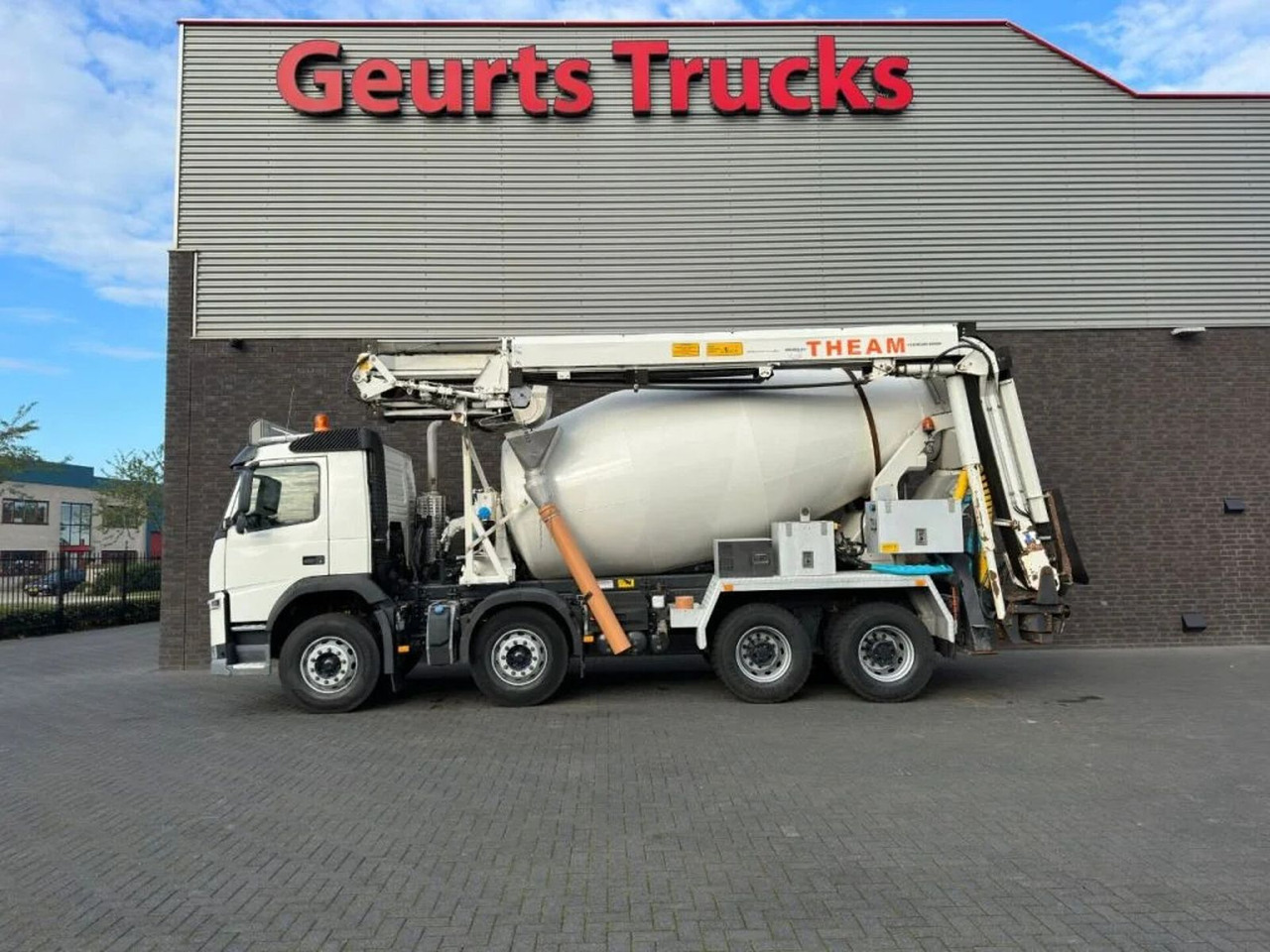Volvo FM 410 8X4 + STETTER 9 M3 MIXER/MISCHER + THEAM - Concrete mixer truck: picture 1 Volvo FM 410 8X4 + STETTER 9 M3 MIXER/MISCHER + THEAM - Concrete mixer truck: picture 1
