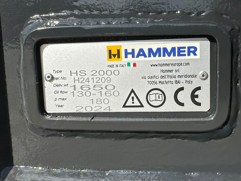 New Hydraulic hammer Hammer HS2000: picture 9