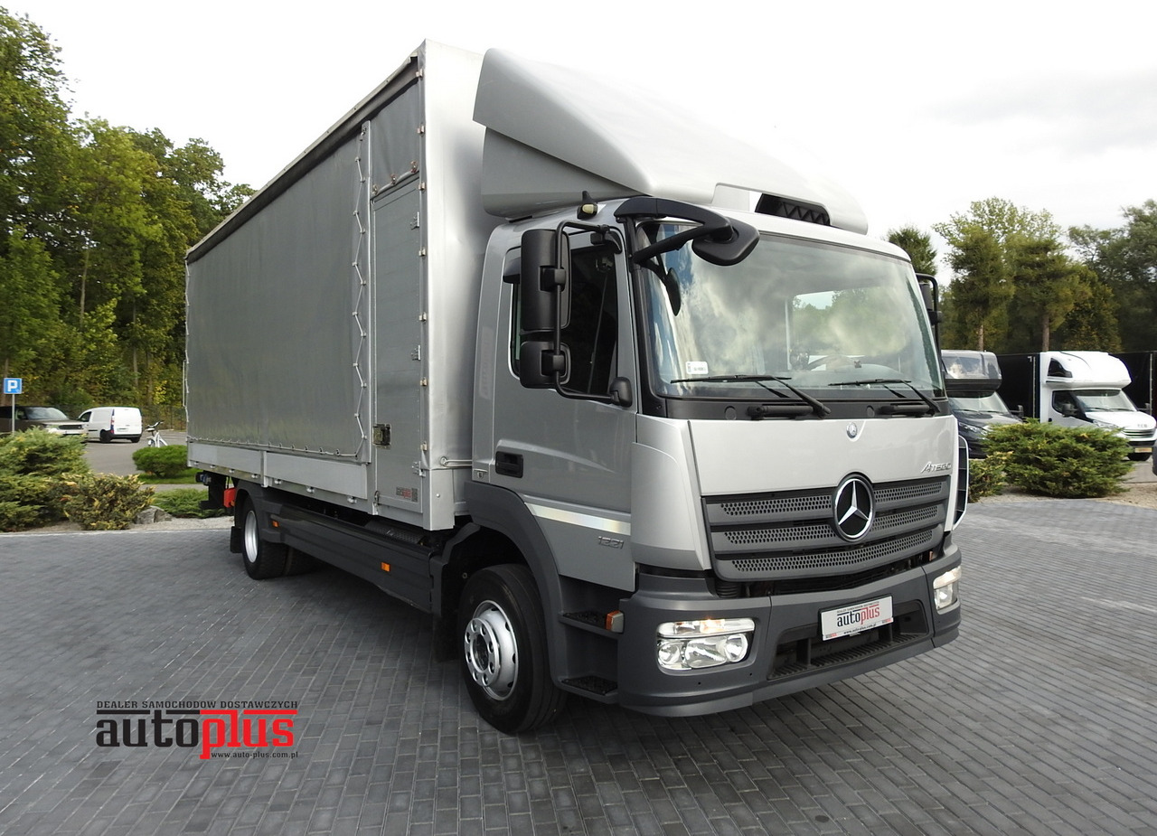 MERCEDES ATEGO 1221 TARPAULIN LIFT 16 PALLETS WEBASTO AIR CONDITIONING PNEUMATICS TWIN WHEELS 230HP - Curtain side truck: picture 1 MERCEDES ATEGO 1221 TARPAULIN LIFT 16 PALLETS WEBASTO AIR CONDITIONING PNEUMATICS TWIN WHEELS 230HP - Curtain side truck: picture 1