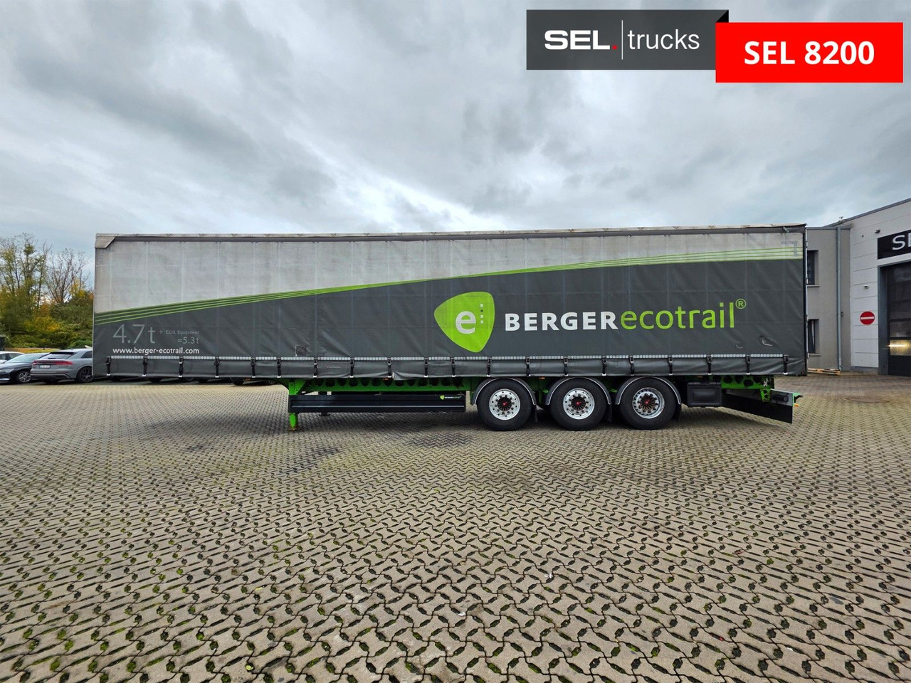 Curtainsider semi-trailer Berger SAPL 24 / Coilmulde / EDSCHA: picture 8 Curtainsider semi-trailer Berger SAPL 24 / Coilmulde / EDSCHA: picture 8