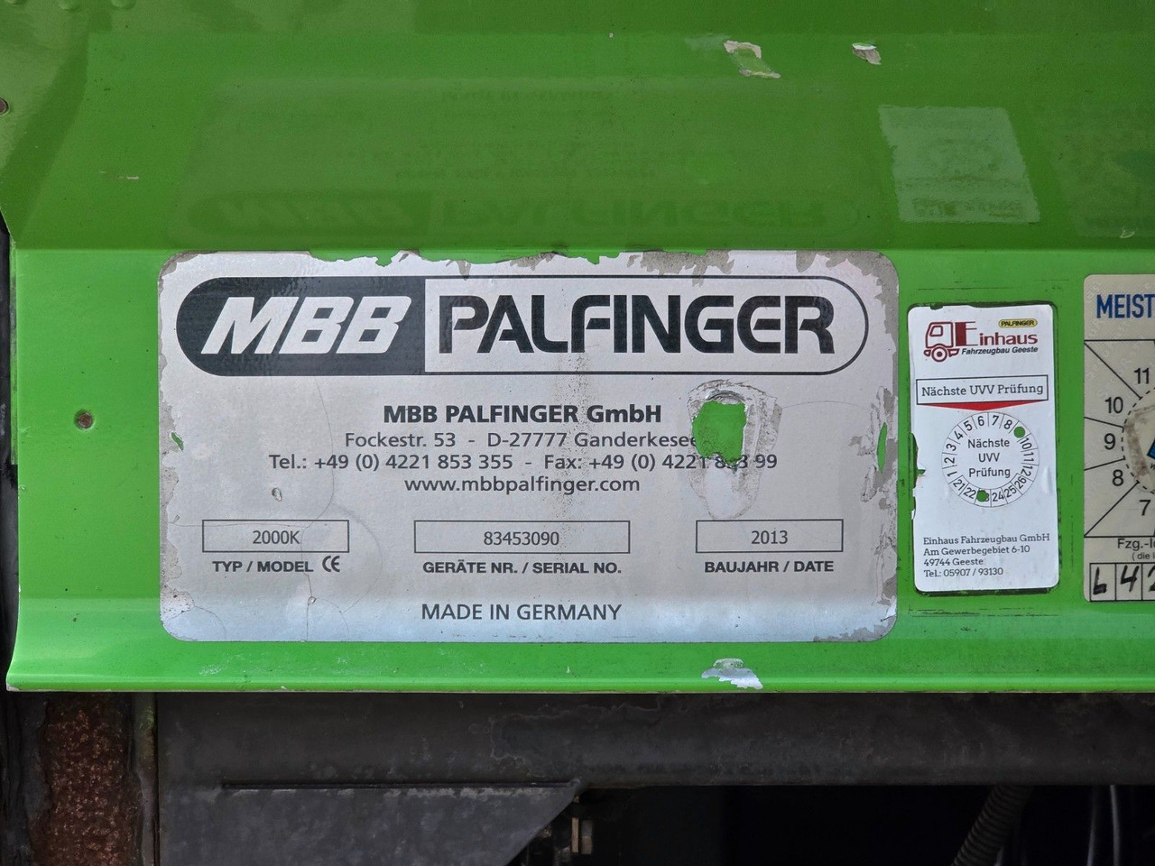 Curtain side truck DAF FA LF 55.300 / Ladebordwand + Kofferseite: picture 13 Curtain side truck DAF FA LF 55.300 / Ladebordwand + Kofferseite: picture 13