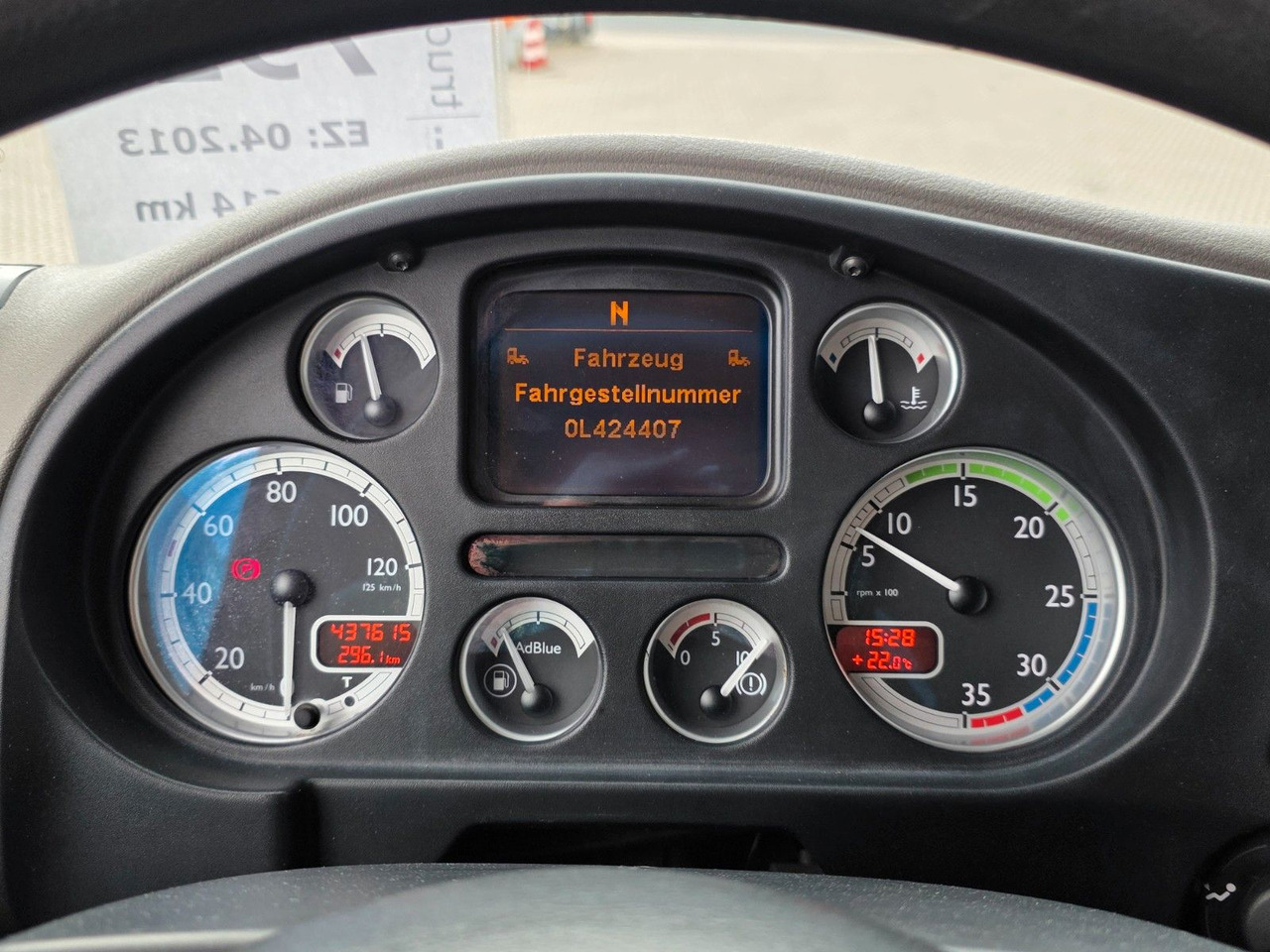 Curtain side truck DAF FA LF 55.300 / Ladebordwand + Kofferseite: picture 25 Curtain side truck DAF FA LF 55.300 / Ladebordwand + Kofferseite: picture 25