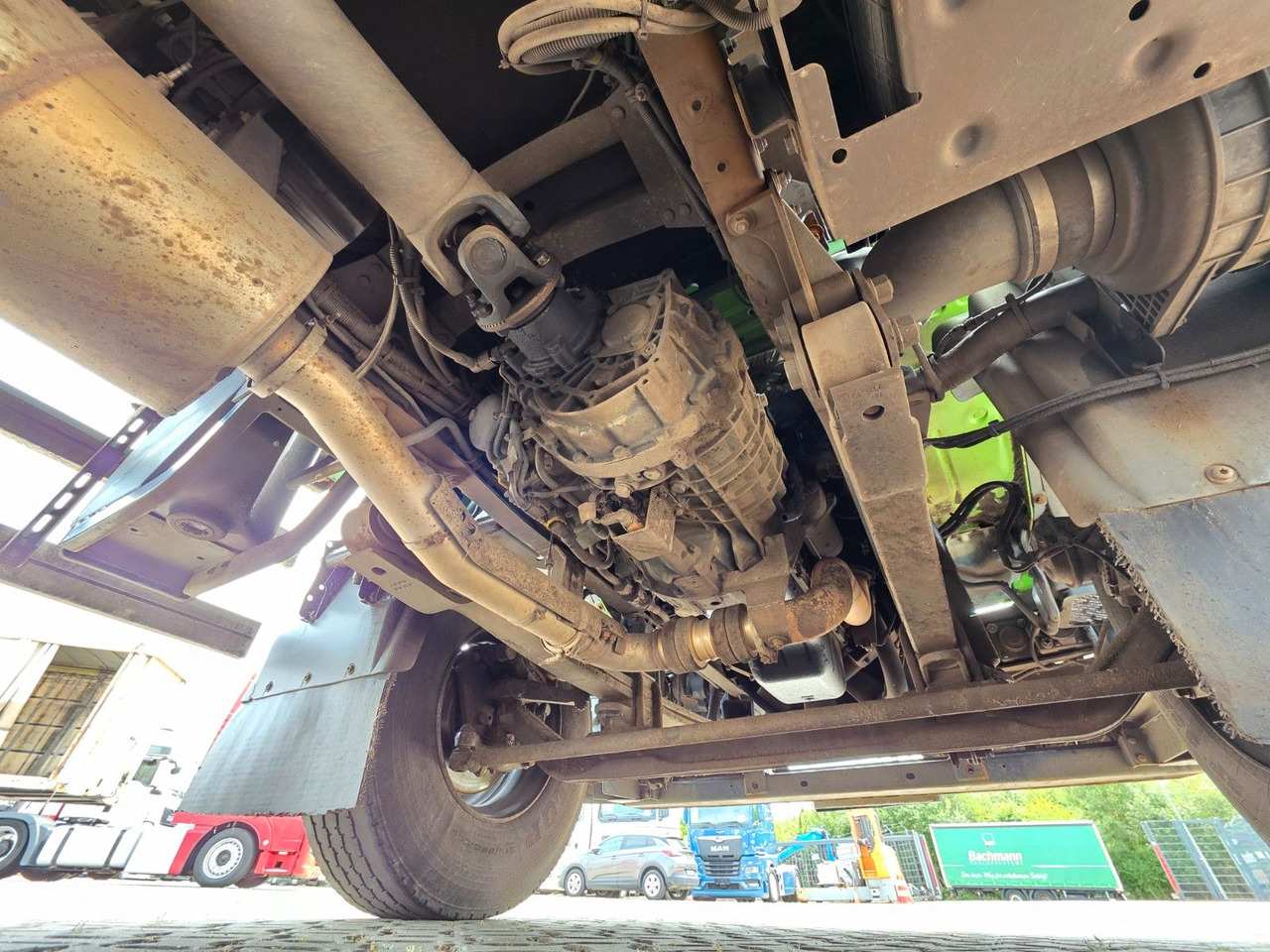 Curtain side truck DAF FA LF 55.300 / Ladebordwand + Kofferseite: picture 15 Curtain side truck DAF FA LF 55.300 / Ladebordwand + Kofferseite: picture 15