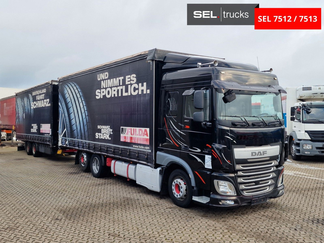 DAF XF 460 FAR / ZF Intarder / Durchladezug - Curtain side truck: picture 3 DAF XF 460 FAR / ZF Intarder / Durchladezug - Curtain side truck: picture 3