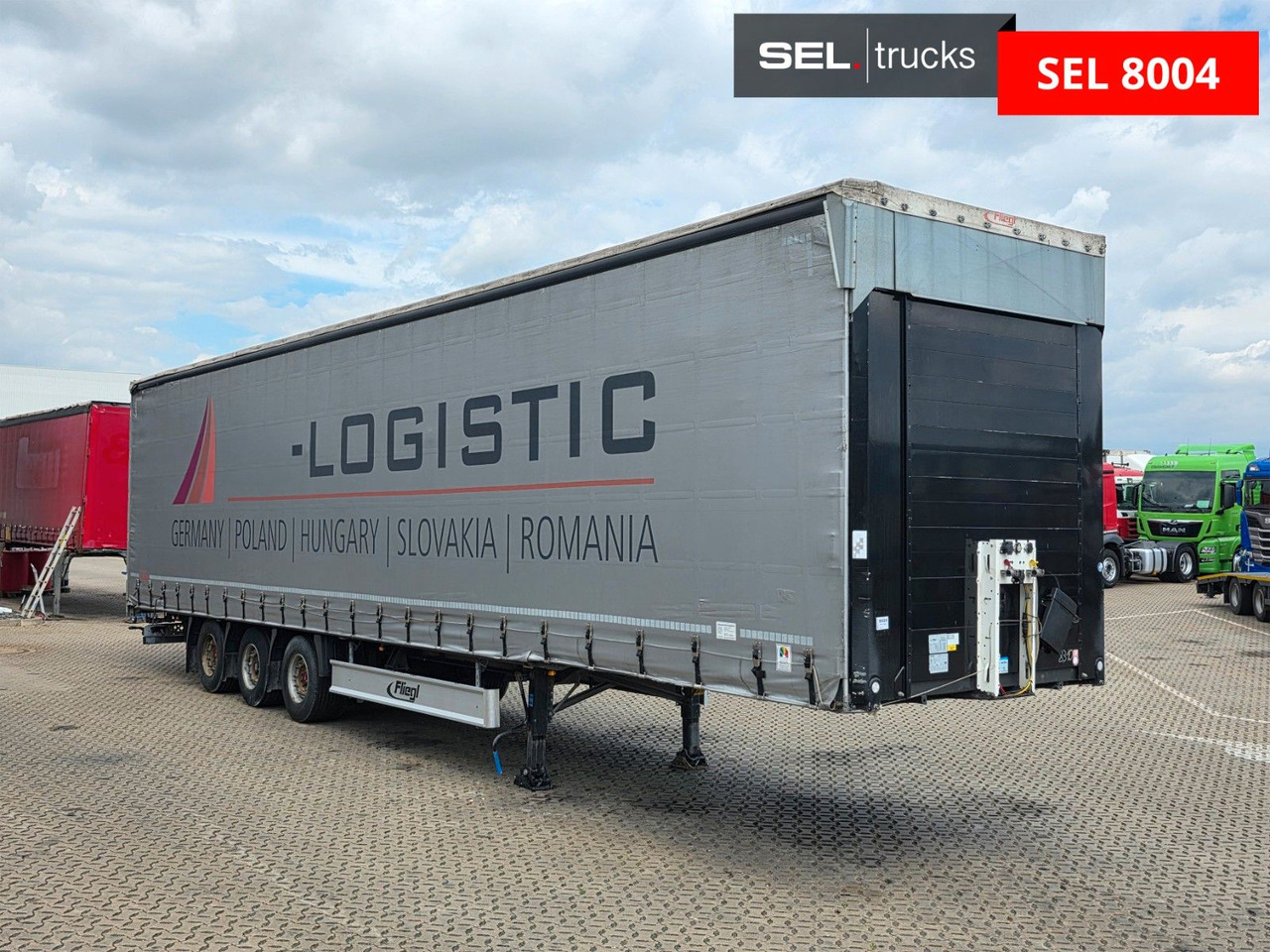 Fliegl SDS01 / Hubdach / EDSCHA / Mega / Liftachse - Curtainsider semi-trailer: picture 3 Fliegl SDS01 / Hubdach / EDSCHA / Mega / Liftachse - Curtainsider semi-trailer: picture 3