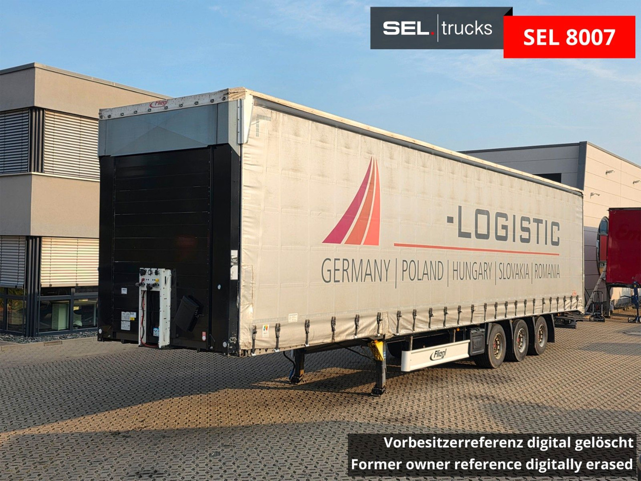 Fliegl SDS01 / Hubdach / EDSCHA / Mega / Liftachse - Curtainsider semi-trailer: picture 1 Fliegl SDS01 / Hubdach / EDSCHA / Mega / Liftachse - Curtainsider semi-trailer: picture 1