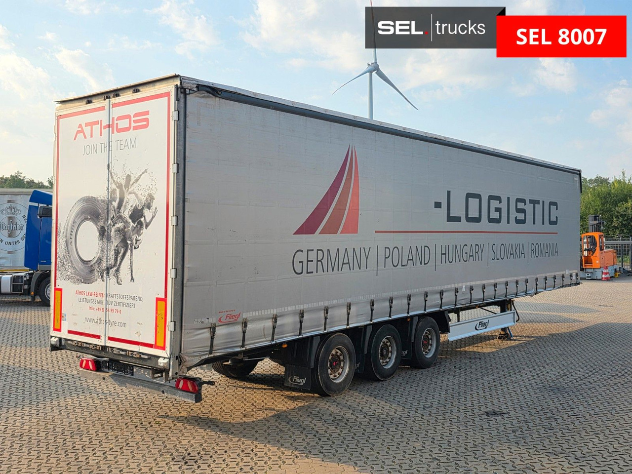 Fliegl SDS01 / Hubdach / EDSCHA / Mega / Liftachse - Curtainsider semi-trailer: picture 5 Fliegl SDS01 / Hubdach / EDSCHA / Mega / Liftachse - Curtainsider semi-trailer: picture 5
