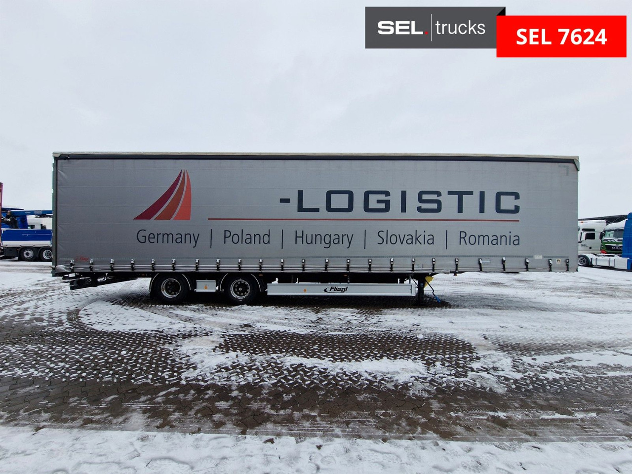 Fliegl SZS320 / Hubdach / EDSCHA / Mega - Curtainsider semi-trailer: picture 4 Fliegl SZS320 / Hubdach / EDSCHA / Mega - Curtainsider semi-trailer: picture 4