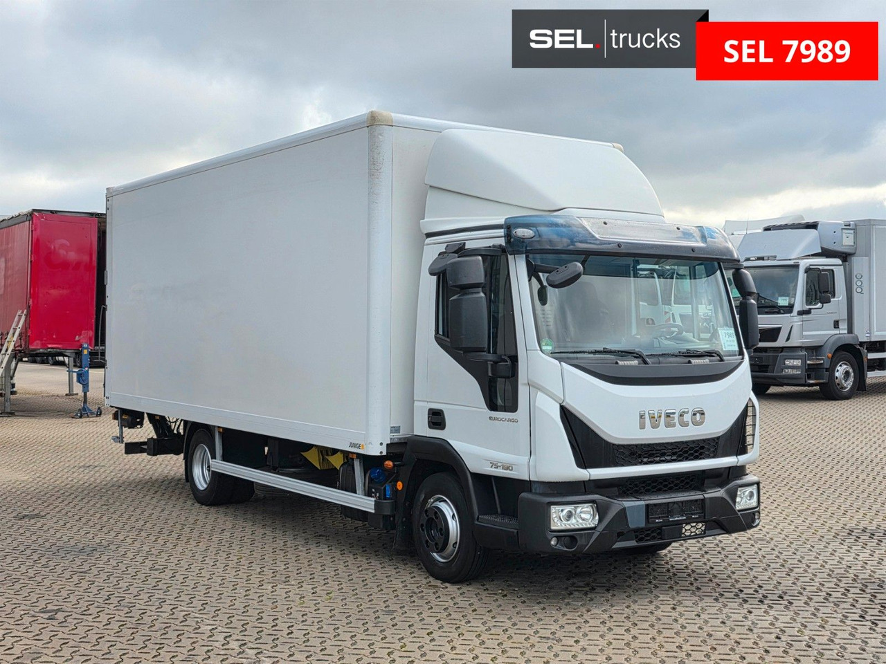 Iveco Eurocargo 75-190 /Ladebordwand / 3 Sitzen / 6D - Closed box van: picture 3 Iveco Eurocargo 75-190 /Ladebordwand / 3 Sitzen / 6D - Closed box van: picture 3
