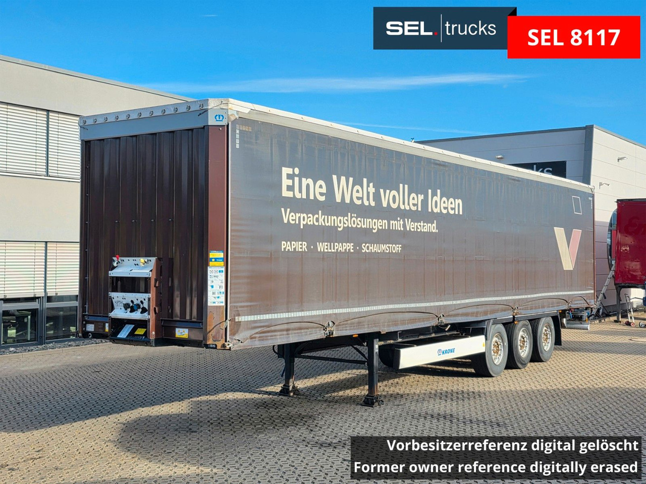 Krone SD / 2 Liftachsen / EDSCHA - Curtainsider semi-trailer: picture 1 Krone SD / 2 Liftachsen / EDSCHA - Curtainsider semi-trailer: picture 1