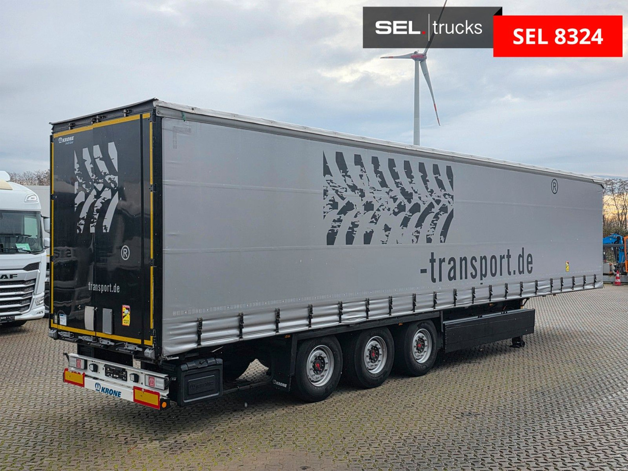 Krone SD / EDSCHA / ADR Typ EX/II / Liftachse - Curtainsider semi-trailer: picture 5 Krone SD / EDSCHA / ADR Typ EX/II / Liftachse - Curtainsider semi-trailer: picture 5