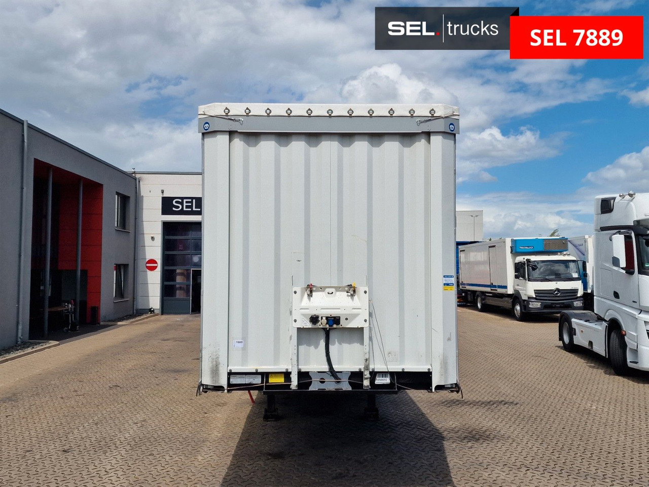 Krone SD / EDSCHA / Liftachse - Curtainsider semi-trailer: picture 2 Krone SD / EDSCHA / Liftachse - Curtainsider semi-trailer: picture 2