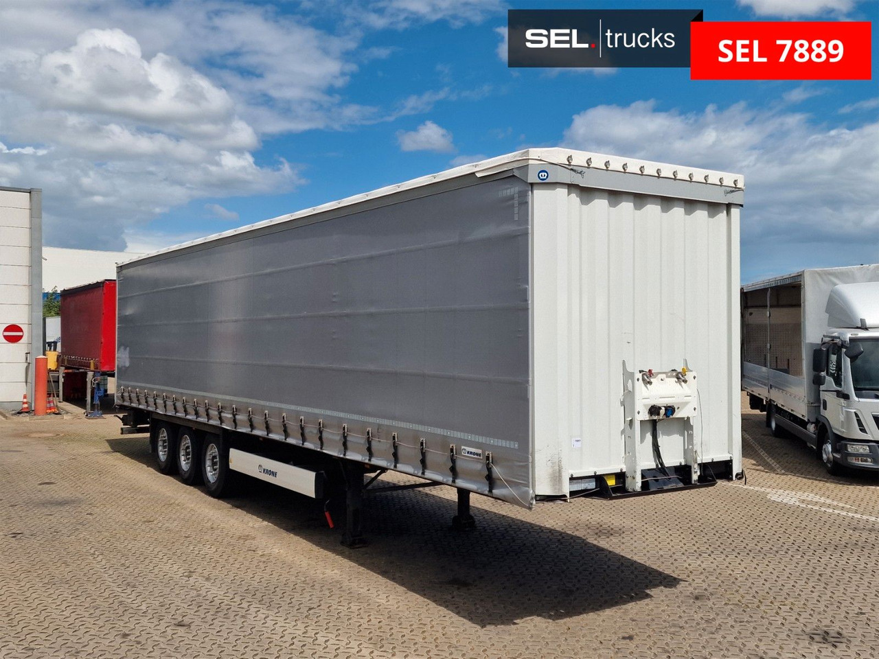 Krone SD / EDSCHA / Liftachse - Curtainsider semi-trailer: picture 3 Krone SD / EDSCHA / Liftachse - Curtainsider semi-trailer: picture 3