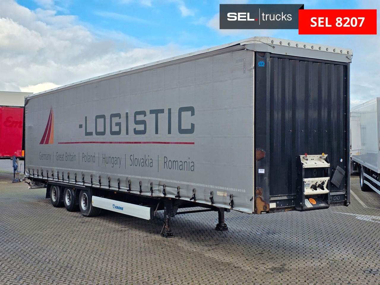 Krone SD / Hubdach / EDSCHA / Liftachse - Curtainsider semi-trailer: picture 3 Krone SD / Hubdach / EDSCHA / Liftachse - Curtainsider semi-trailer: picture 3