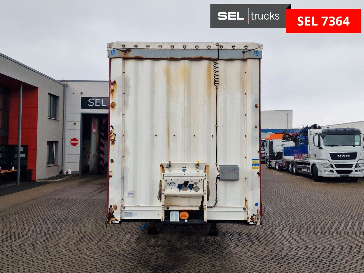 Krone SD / Hubdach / EDSCHA / Staplerhalterung - Curtainsider semi-trailer: picture 3 Krone SD / Hubdach / EDSCHA / Staplerhalterung - Curtainsider semi-trailer: picture 3