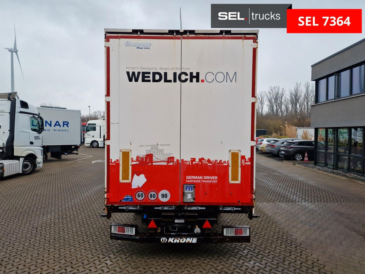 Krone SD / Hubdach / EDSCHA / Staplerhalterung - Curtainsider semi-trailer: picture 1 Krone SD / Hubdach / EDSCHA / Staplerhalterung - Curtainsider semi-trailer: picture 1