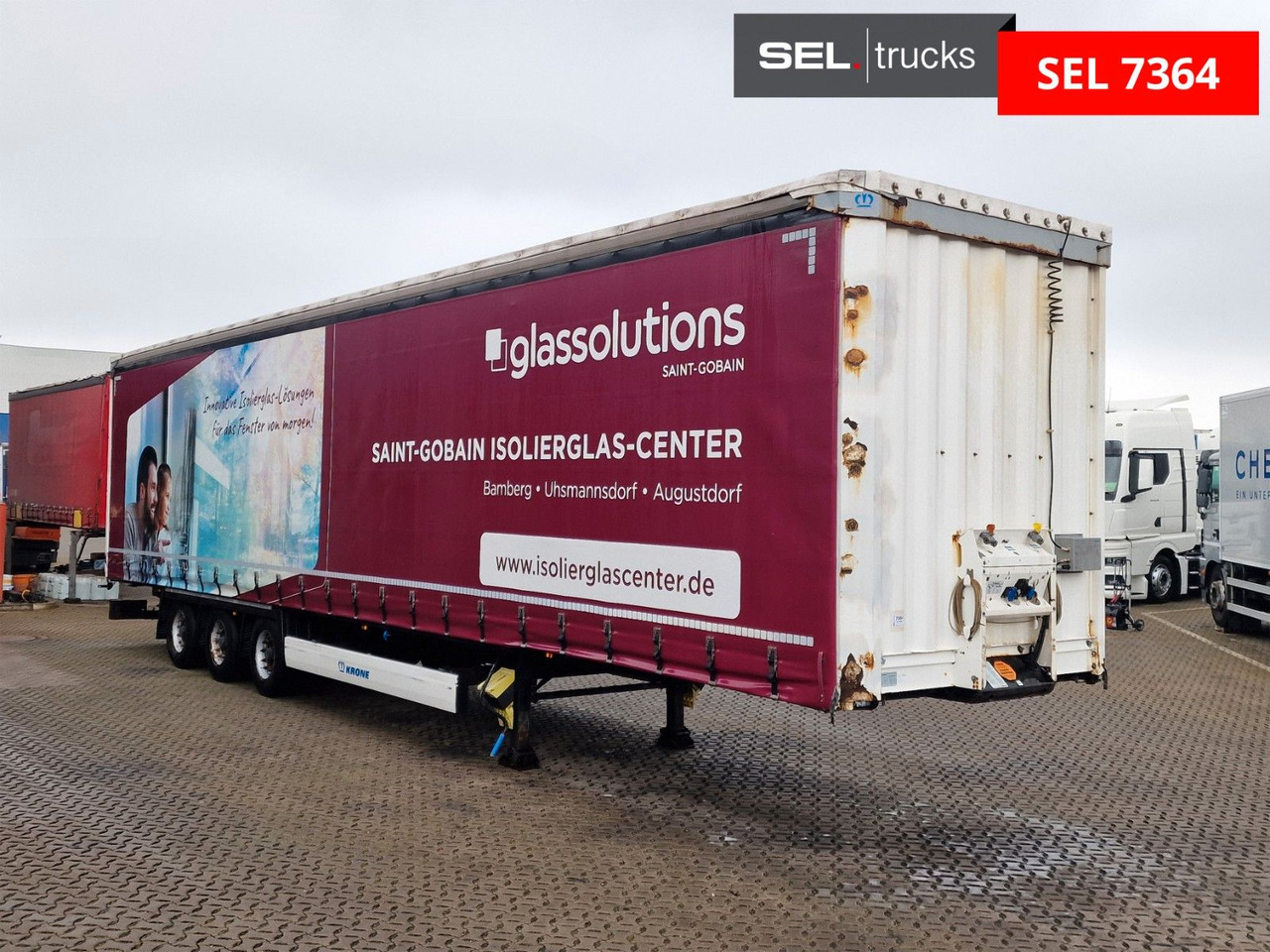 Krone SD / Hubdach / EDSCHA / Staplerhalterung - Curtainsider semi-trailer: picture 4 Krone SD / Hubdach / EDSCHA / Staplerhalterung - Curtainsider semi-trailer: picture 4