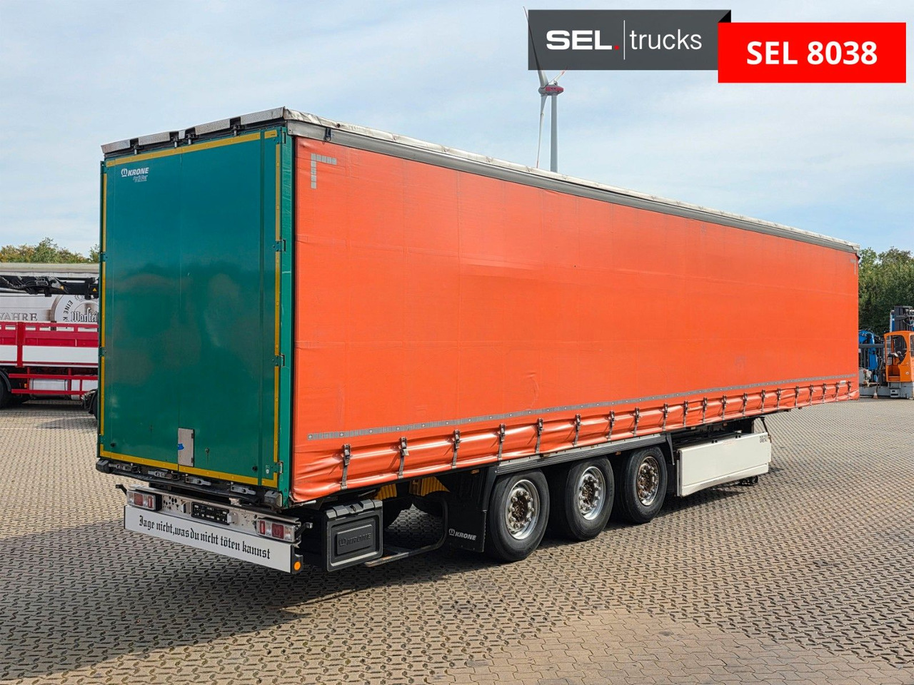 Krone SD / Palettenkasten / Liftachse - Curtainsider semi-trailer: picture 5 Krone SD / Palettenkasten / Liftachse - Curtainsider semi-trailer: picture 5