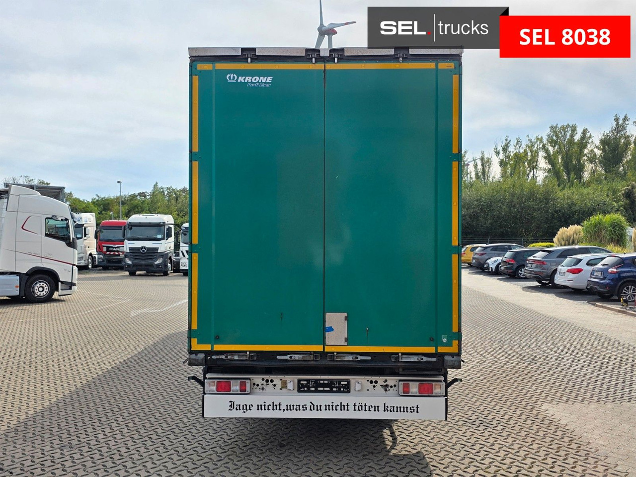 Curtainsider semi-trailer Krone SD / Palettenkasten / Liftachse: picture 6