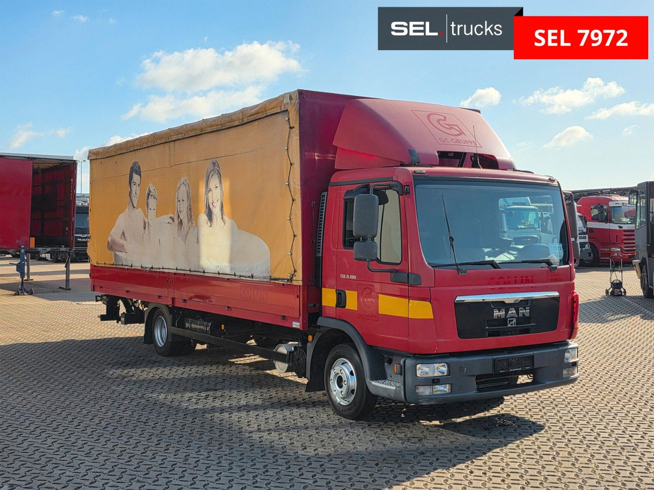 MAN TGL 8.180 4X2 BL / Ladebordwand / Rückfahrkamera - Curtain side van: picture 3 MAN TGL 8.180 4X2 BL / Ladebordwand / Rückfahrkamera - Curtain side van: picture 3