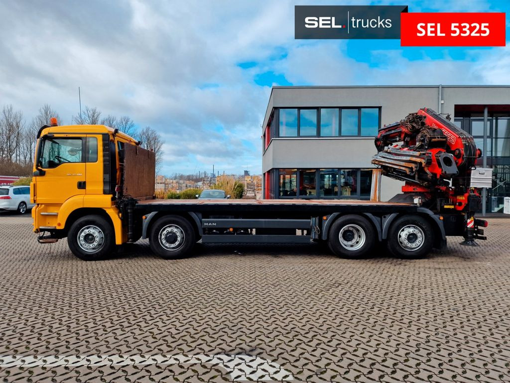 Crane truck MAN TGS 35.480 8X4H-6 BL / Intarder / FASSI F560: picture 8