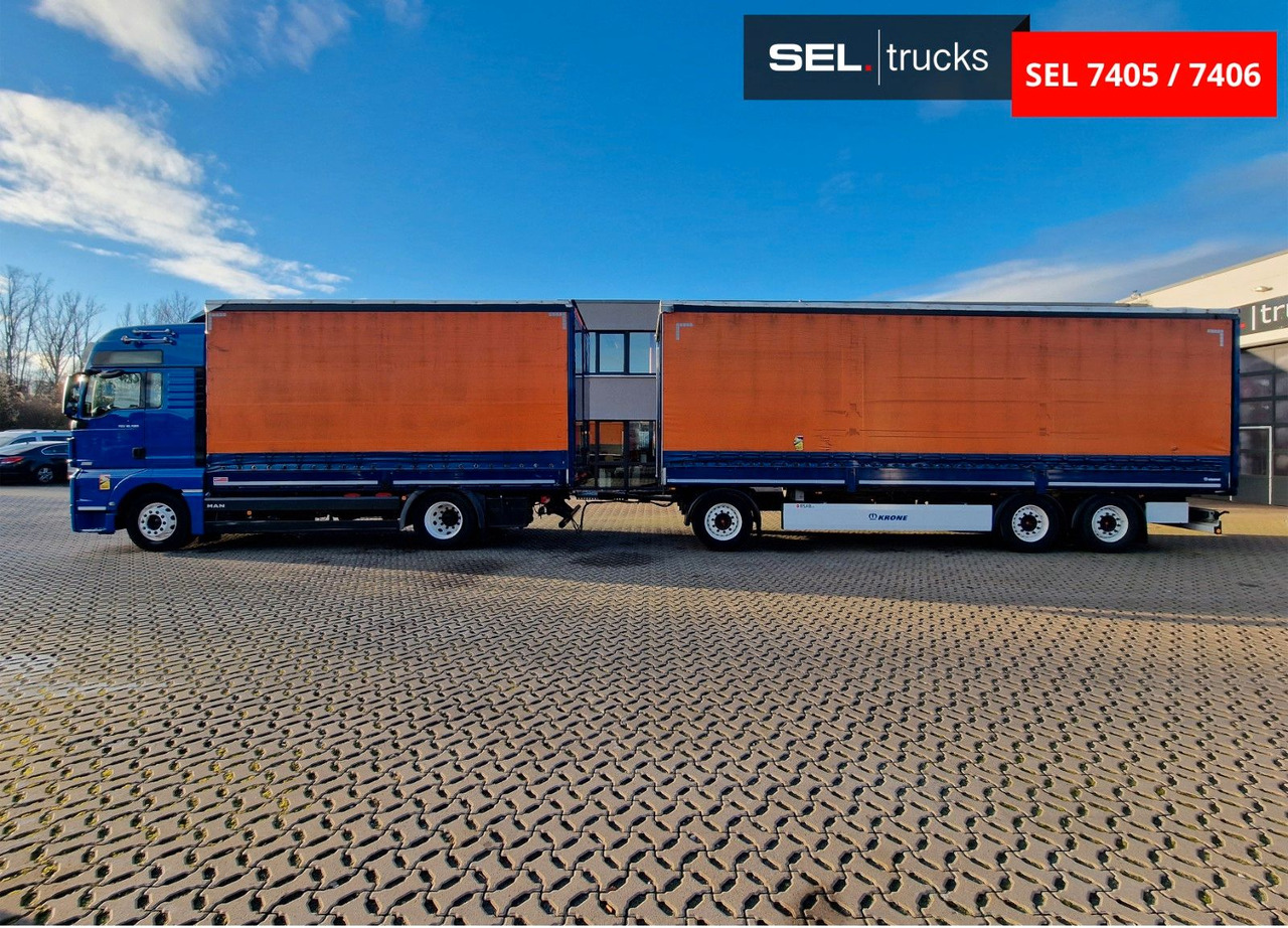 MAN TGX 18.580 4X2 LL/ Intarder/Aluklappen/Durchlade - Curtain side truck: picture 1 MAN TGX 18.580 4X2 LL/ Intarder/Aluklappen/Durchlade - Curtain side truck: picture 1