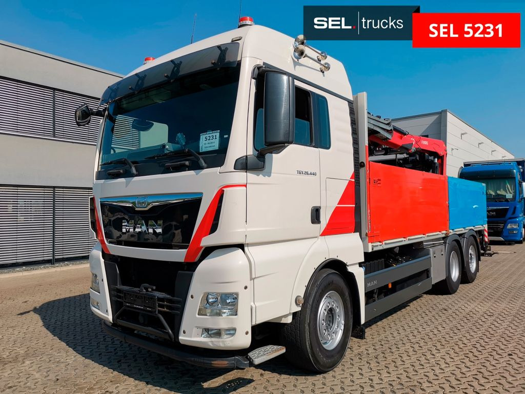 MAN TGX 26.440 6X2-4 BL /Fassi /Lenkachse /Intarder MAN TGX 26.440 6X2-4 BL /Fassi /Lenkachse /Intarder - Crane truck: picture 1 MAN TGX 26.440 6X2-4 BL /Fassi /Lenkachse /Intarder MAN TGX 26.440 6X2-4 BL /Fassi /Lenkachse /Intarder - Crane truck: picture 1
