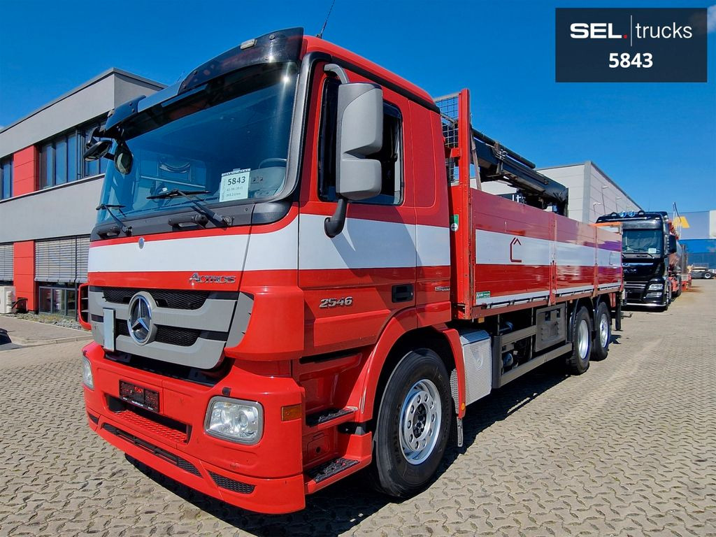 Mercedes-Benz Actros 2546 / HIAB 166K / ADC 4,1t / Lenkachse Mercedes-Benz Actros 2546 / HIAB 166K / ADC 4,1t / Lenkachse - Crane truck, Dropside/ Flatbed truck: picture 1 Mercedes-Benz Actros 2546 / HIAB 166K / ADC 4,1t / Lenkachse Mercedes-Benz Actros 2546 / HIAB 166K / ADC 4,1t / Lenkachse - Crane truck, Dropside/ Flatbed truck: picture 1
