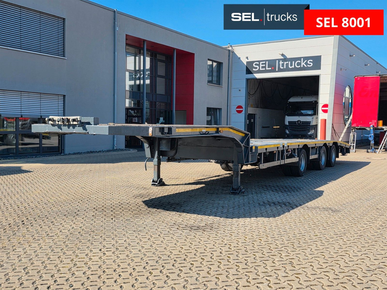 Meusburger MTS-3 / Teleskop / 13.085 - 17.385 mm /Lenkachse - Dropside/ Flatbed semi-trailer: picture 2 Meusburger MTS-3 / Teleskop / 13.085 - 17.385 mm /Lenkachse - Dropside/ Flatbed semi-trailer: picture 2