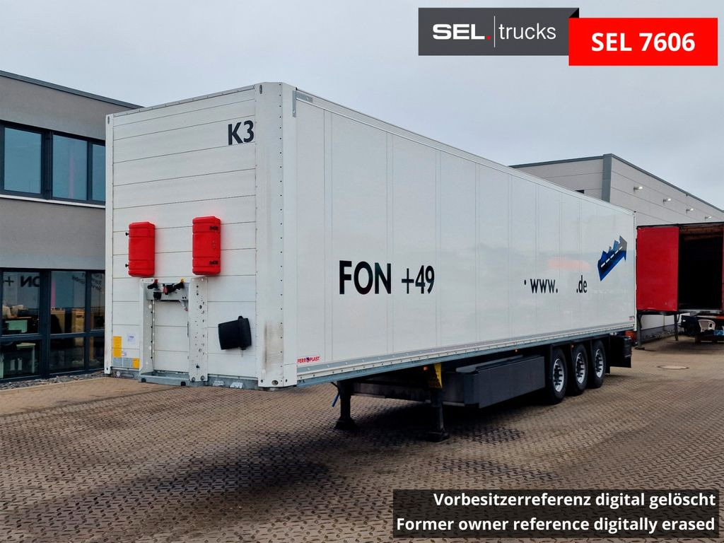 Schmitz Cargobull SKO 24/L 13.62 FP 25 EX / Liftachse / Palettenk. - Closed box semi-trailer: picture 1 Schmitz Cargobull SKO 24/L 13.62 FP 25 EX / Liftachse / Palettenk. - Closed box semi-trailer: picture 1