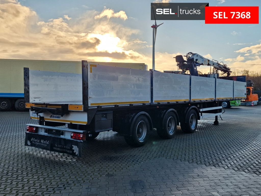 Schröder S11/24-P2-13,55 / Kran / Lenkachse Schröder S11/24-P2-13,55 / Kran / Lenkachse - Dropside/ Flatbed semi-trailer: picture 5 Schröder S11/24-P2-13,55 / Kran / Lenkachse Schröder S11/24-P2-13,55 / Kran / Lenkachse - Dropside/ Flatbed semi-trailer: picture 5