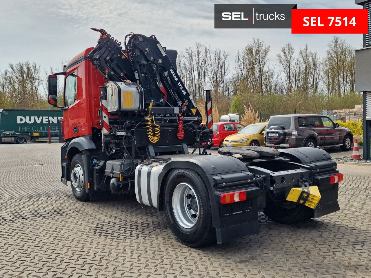 Mercedes-Benz Antos 1843 / Atlas 172.3E-A4 / KRAN - Tractor truck: picture 1 Mercedes-Benz Antos 1843 / Atlas 172.3E-A4 / KRAN - Tractor truck: picture 1