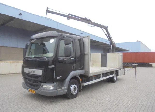 DAF LF 220 FA + HIAB 060/2 - Dropside/ Flatbed truck, Crane truck: picture 1 DAF LF 220 FA + HIAB 060/2 - Dropside/ Flatbed truck, Crane truck: picture 1