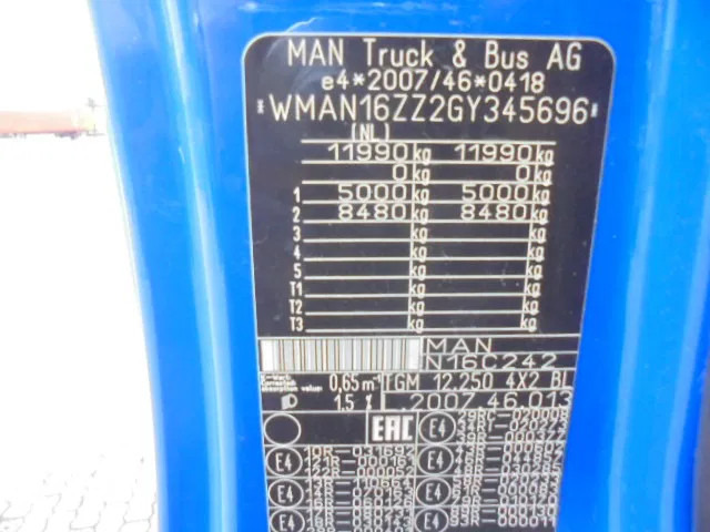 Box truck MAN TGM 12.250 NL TRUCK: picture 14 Box truck MAN TGM 12.250 NL TRUCK: picture 14