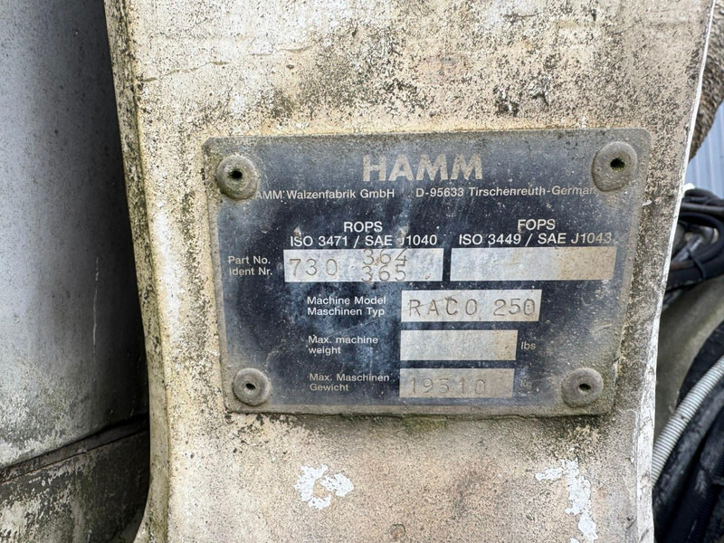 Compactor Hamm Raco 250 Recycler/ soil stabilizer: picture 20