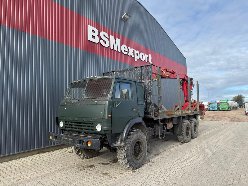 Kamaz 43101, 6x6 - Logging truck, Crane truck: picture 1 Kamaz 43101, 6x6 - Logging truck, Crane truck: picture 1